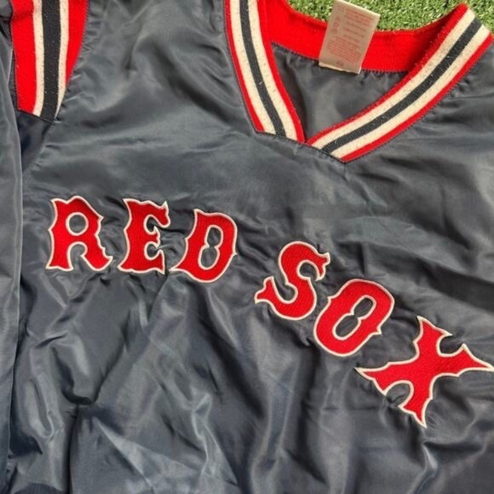 MLB Red Sox Kids Jacket - Gray and Red